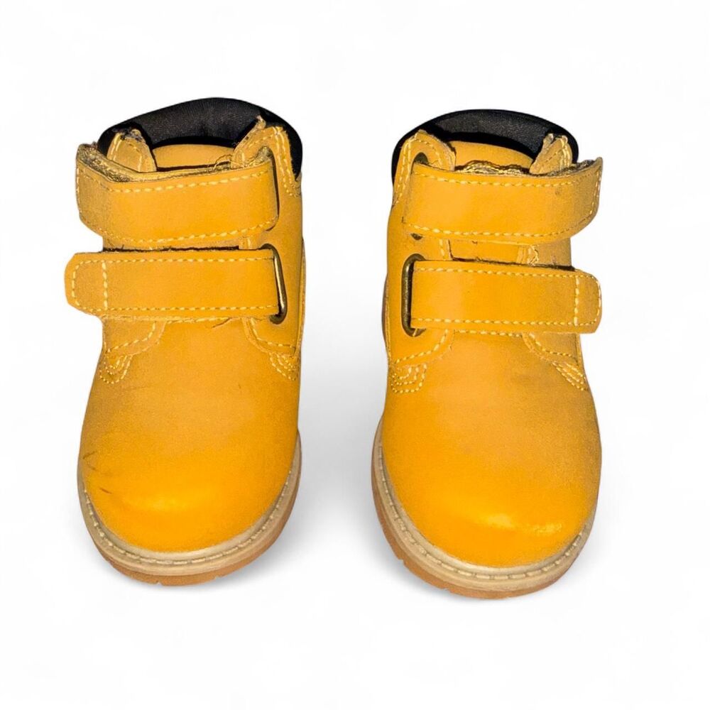 Wonder-nation Yellow and Tan Boots